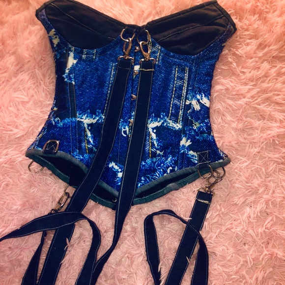 *SOLD ON MERCARI EXCLUSIVE DENIM CORSET - Picture 3 of 7